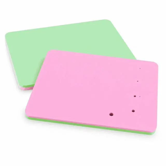 Alt view image 2 of 6 - Fondant Foam Pad with 5 Holes - Silicone Mat for Cake Decorating, Rolling Pin & Clay Tools, Perfect for Fondant, Gum and Air Dry Clay Crafts