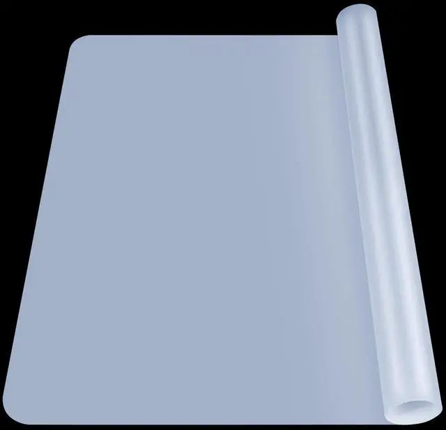 Main image of Large Silicone Mat, 23.4 x 15.6 Clear Silicone Mats for Crafts, Play Dough Mat, Desk Mat, for Resin Molds, Clay, Paint, Arts and Crafts, Medium Thickness 0.75 MM