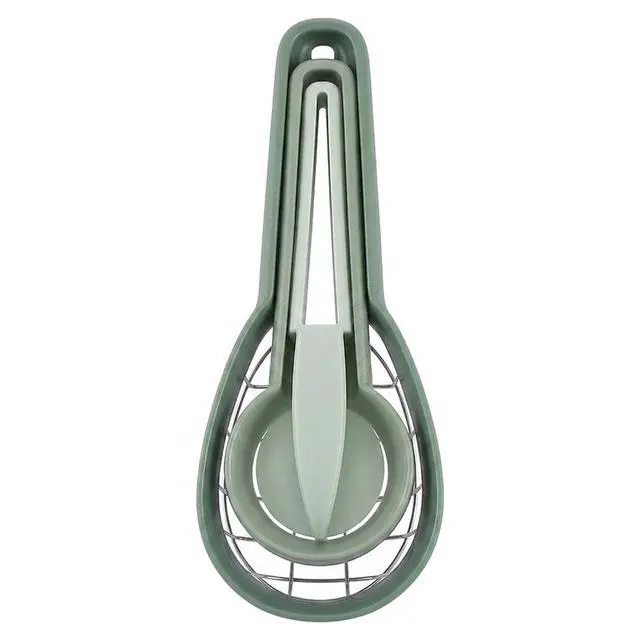 Main image of 3-in-1 Avocado Slicer Tool - Stainless Steel Separator, Remover & Slicer with Ergonomic Handle for Kitchen Prep