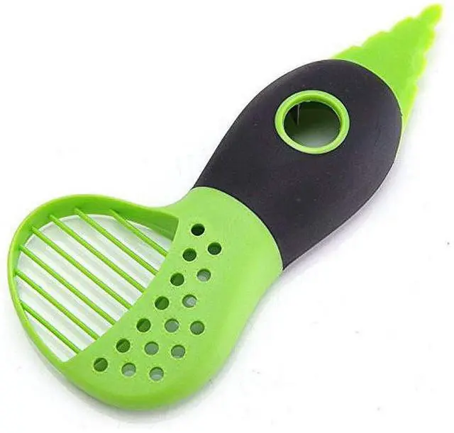 Main image of 3-In-1 Avocado Slicer Peeler Tool, 7.5" x 3"