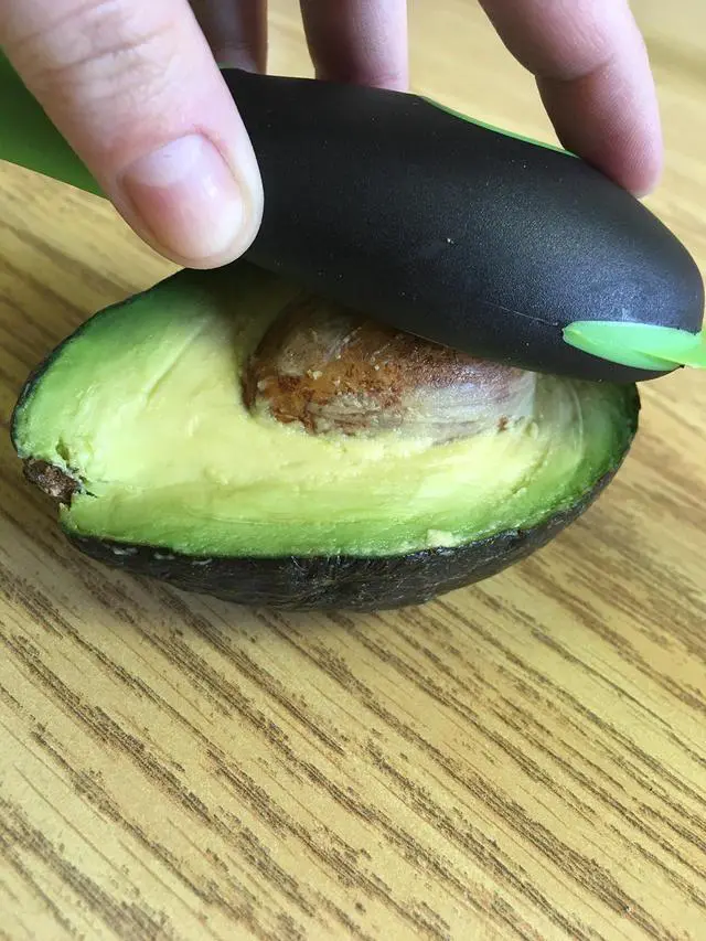 Alt view image 7 of 7 - 3-In-1 Avocado Slicer Peeler Tool, 7.5" x 3"