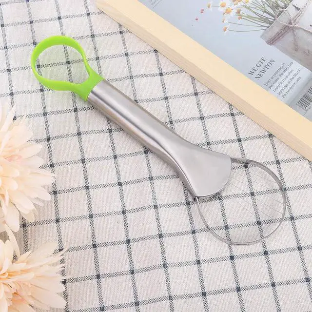 Alt view image 7 of 7 - 2 in 1 Avocado Slicer, Stainless Steel Avocado Tool Mango Cutter Core Remover Separator Knife Tool