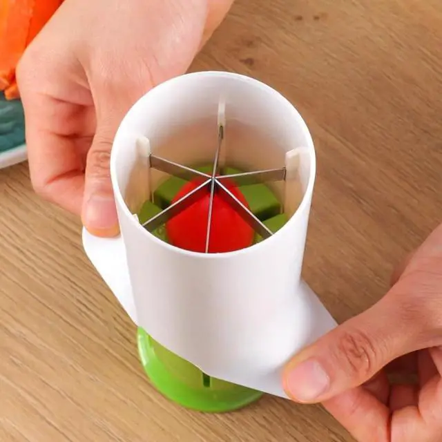 Alt view image 5 of 7 - Carrot Slicer, Tomato Cutter & Cucumber Slicer in One, Multi Purpose Fruit & Vegetable Cutter,Perfect for Healthy Snacks and Baby Food
