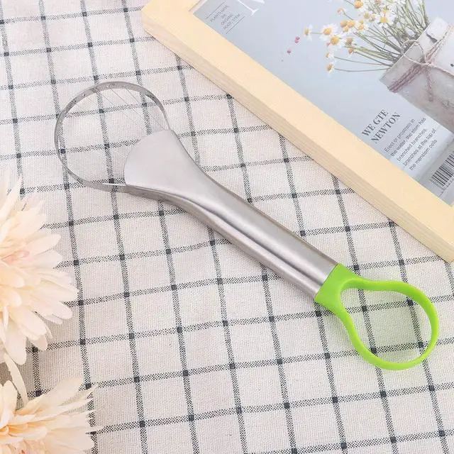 Alt view image 4 of 7 - 2 in 1 Avocado Slicer, Stainless Steel Avocado Tool Mango Cutter Core Remover Separator Knife Tool