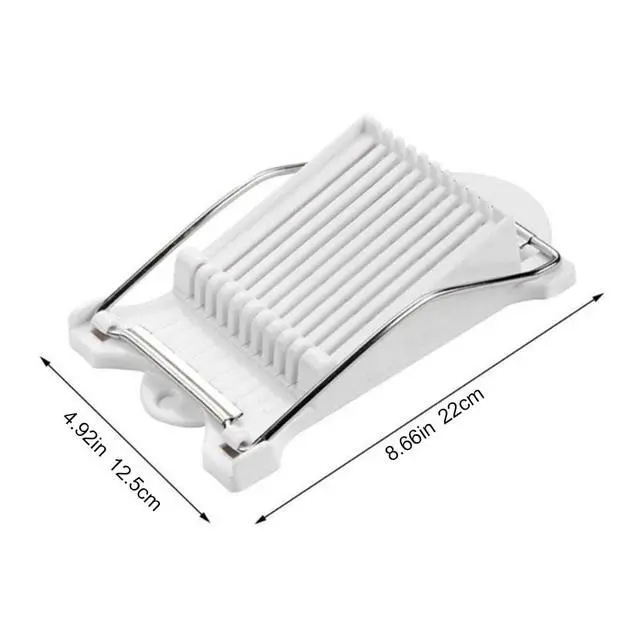 Alt view image 5 of 5 - Spam Slicer,Multipurpose Luncheon Meat Slicer,Stainless Steel Wire Egg Slicer,Cuts 10 Slices For fruit,Onions,Soft Food and Ham