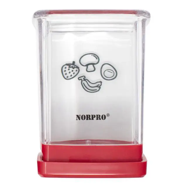 Alt view image 3 of 7 - Speed Slicer with Push Plate, Red, 3"L x 3"W x 4.25"H