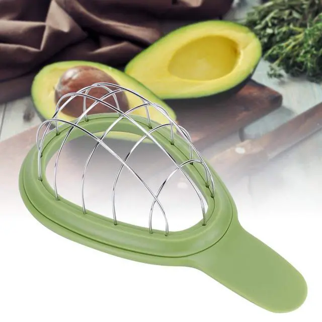 Alt view image 2 of 7 - Avocado Cuber Tool, Stainless Steel Avocado Slicer Cutter Salad Tools Kitchen Gadget with Ergonomic Handle for Salads, Guacamole or Smoothie, 6.3x3.2in