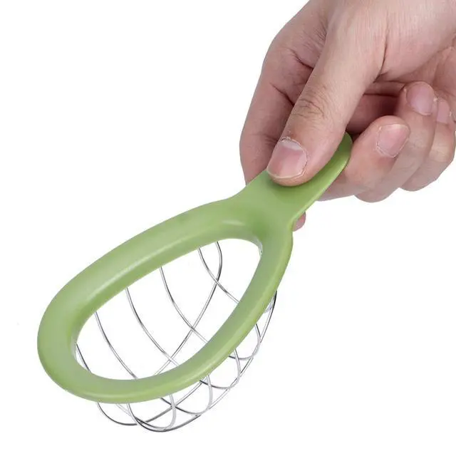 Alt view image 7 of 7 - Avocado Cuber Tool, Stainless Steel Avocado Slicer Cutter Salad Tools Kitchen Gadget with Ergonomic Handle for Salads, Guacamole or Smoothie, 6.3x3.2in