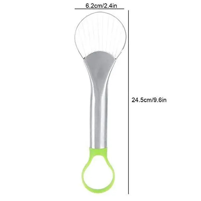 Alt view image 2 of 7 - Avocado Slicer Multifunctional Kitchen 2 in 1 Fruit Avocado Cutter Core Separator Knife Tool Avocado Cutter Tool Slicer Masher Pitter Peeler for Home Kitchen