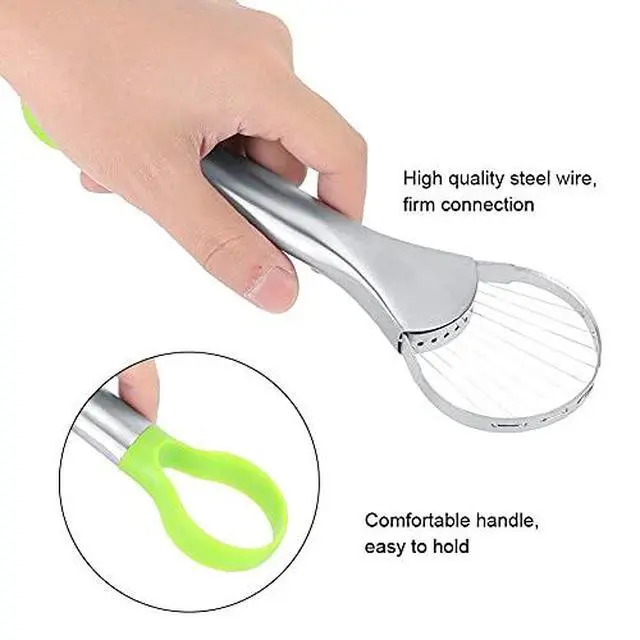 Alt view image 4 of 7 - Avocado Slicer Multifunctional Kitchen 2 in 1 Fruit Avocado Cutter Core Separator Knife Tool Avocado Cutter Tool Slicer Masher Pitter Peeler for Home Kitchen