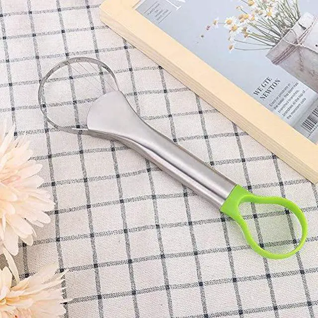 Alt view image 5 of 7 - Avocado Slicer Multifunctional Kitchen 2 in 1 Fruit Avocado Cutter Core Separator Knife Tool Avocado Cutter Tool Slicer Masher Pitter Peeler for Home Kitchen