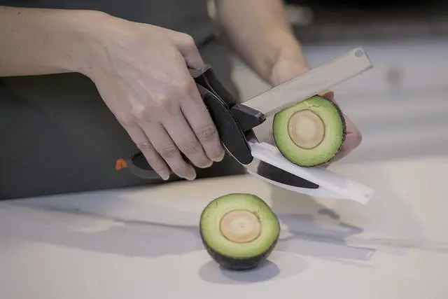 Alt view image 5 of 5 - Clever Cutter 2-in-1 Knife & Cutting Board- The Original Quickly Chops Your Favorite Fruits, Vegetables, Meats, Cheeses & More in Second, Replace your Kitchen Knives and Cutting Boards