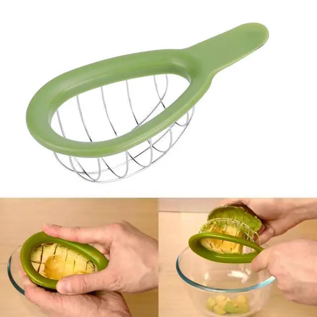 Alt view image 2 of 7 - Avocado Slicer Avocado Cutter Innovative Tool Multipurpose Tool Avocado Cube Tool for Hassle-Free Fruit Cutting
