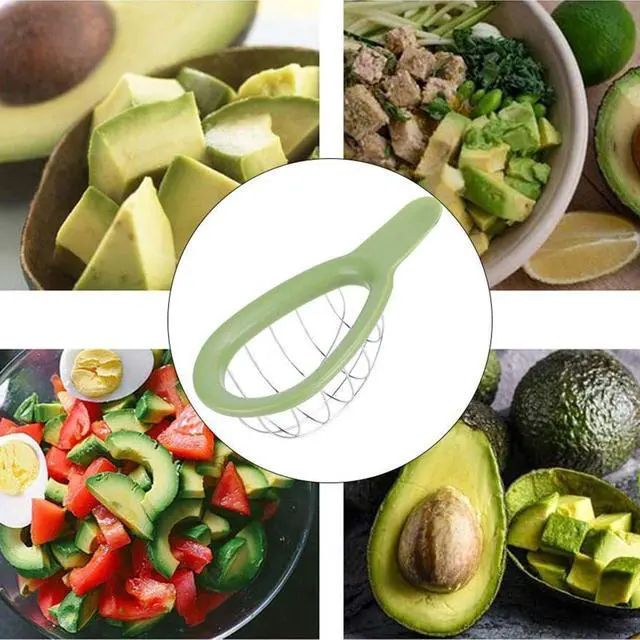 Alt view image 7 of 7 - Avocado Slicer Avocado Cutter Innovative Tool Multipurpose Tool Avocado Cube Tool for Hassle-Free Fruit Cutting
