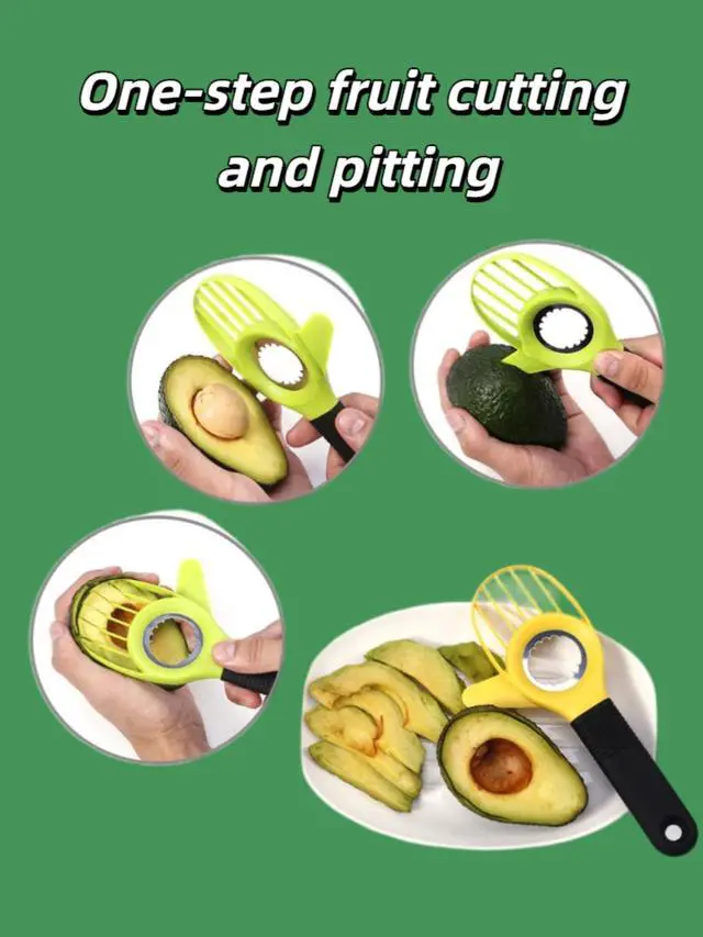 Alt view image 7 of 7 - 3-in-1 Avocado Kitchen Tool Set, 2PCS