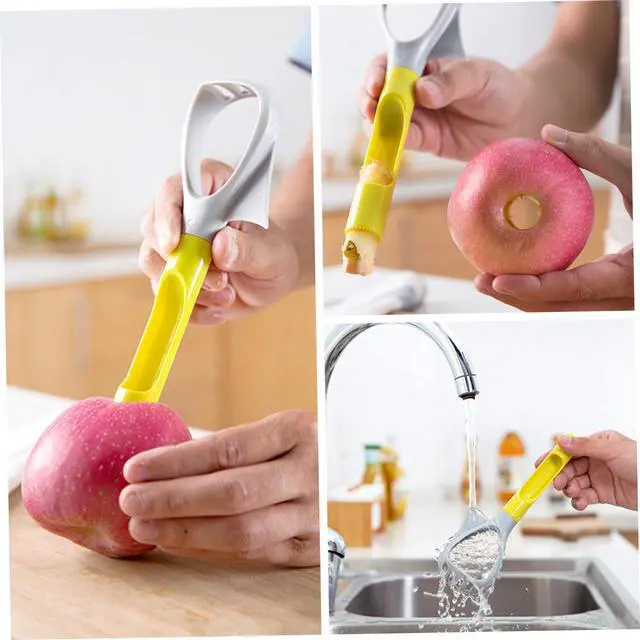 Alt view image 3 of 7 - Avocado Cutter, 3-In-1 Avocado Slicer, Reusable Avocado Masher With Comfortable Handle, Multi-Function Avocado Tool 8.4x2.7x1.3inch Avocado Slicer Mini Masher Avocado Tool Avocado Slicer Tool