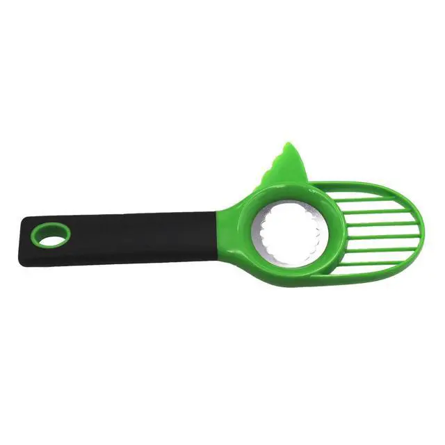 Alt view image 6 of 7 - 3-in-1 Avocado Slicer Tool - Avocado Cutter, 2026 New Avocado Pitter, Multifunctional Avocado Tool for Kitchen Helper, Cutter and Airtight Storage Container,Kitchen Gadget (Green-1)