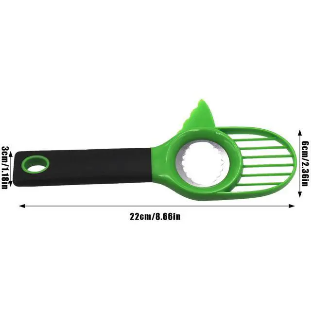 Alt view image 7 of 7 - 3-in-1 Avocado Slicer Tool - Avocado Cutter, 2026 New Avocado Pitter, Multifunctional Avocado Tool for Kitchen Helper, Cutter and Airtight Storage Container,Kitchen Gadget (Green-1)