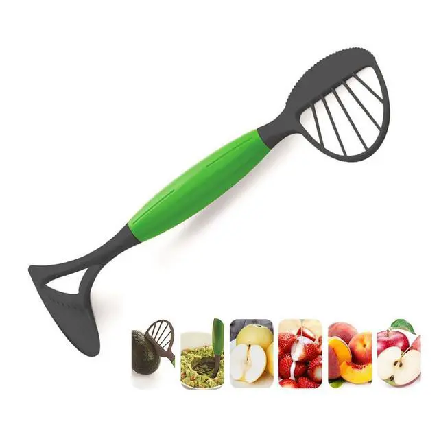 Alt view image 4 of 7 - Avocado Slicer | 3 In 1 Avocado Slicer Seed Remover | Fruit Cutter, Peeler, Masher, Safe and Easy to Use Kitchen Utensil Gadgets Tool, Dishwasher Safe, Fruit Separator with Comfortable Handle