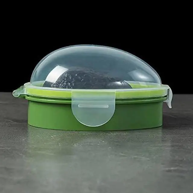 Alt view image 7 of 7 - 3 in 1 Avocado Slicer Tool and Saver Keeper,Avocado Pit Remover and Cutter as knife peeler scoop with Comfort-Grip Handle (Green-(Slicer+Saver))