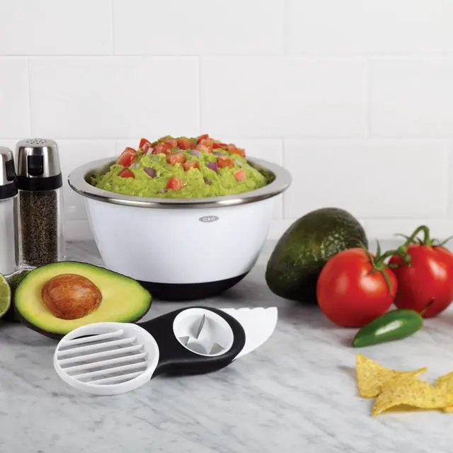 Alt view image 4 of 6 - Good Grips 3-in-1 Avocado Slicer, White