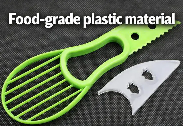 Alt view image 5 of 7 - 3 In 1 Avocado Peeler Slicer Tool - Avocado Slicer - Avocado Cutter and Scooper for Fruits & Vegetable - Avocado Pitter