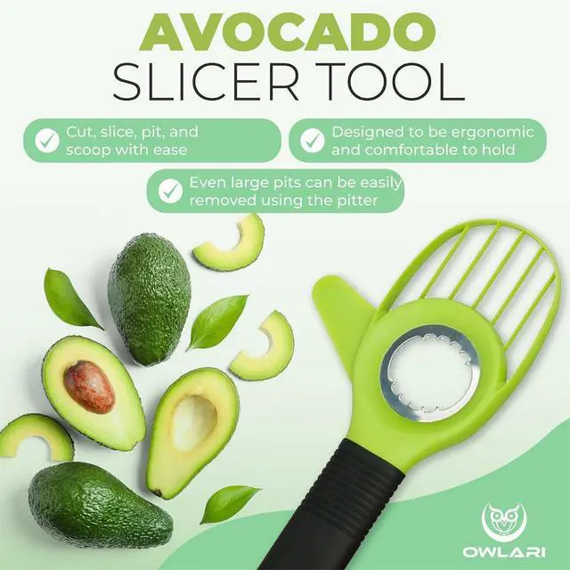 Alt view image 5 of 7 - Fruit Prep Tool Set Pineapple Corer & Slicer + Apple Cutter & Corer + 3-in-1 Avocado Tool | Stainless Steel Kit for Easy Fruit Cutting, Peeling & Saving