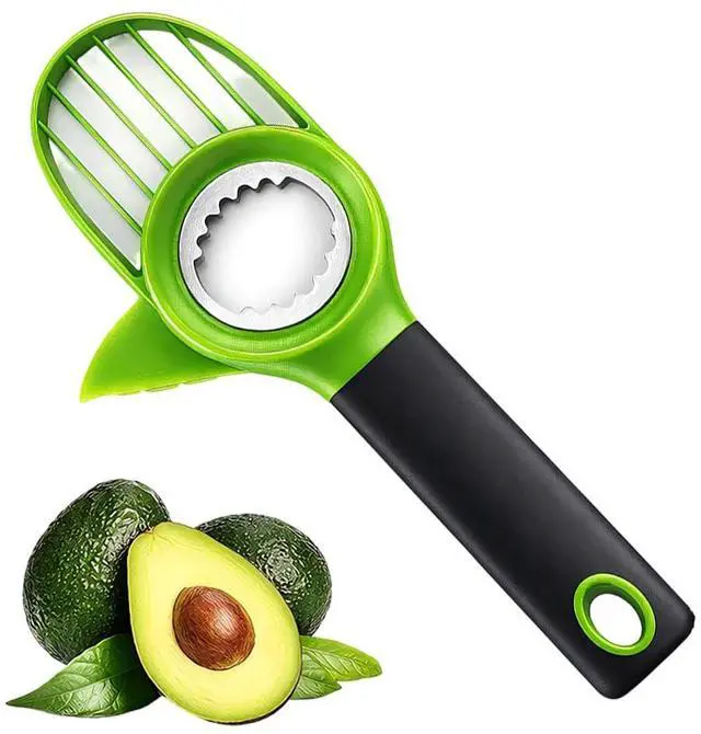 Main image of 3-in-1 Avocado Slicer, 2026 New Avocado Pitter, Multifunctional Avocado Tool for Kitchen Helper, Ergonomic Avocado Cutter for Salads, Non-Slip Handle Avocado Slicer for Home Cooking (1pcs)