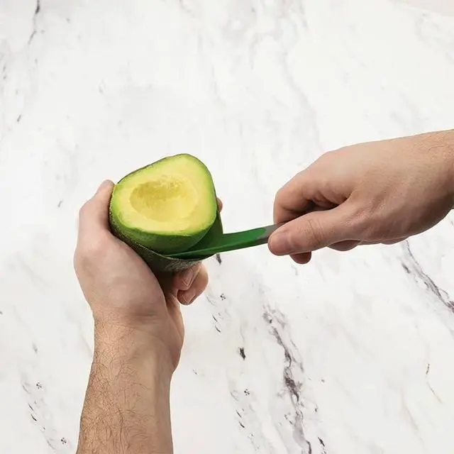 Alt view image 4 of 5 - Avocado Slicer Scooper Pitting Tool Helps Easy Skin Peeler Pit Remover & Scooping Gadget, Dishwasher Safe BPA Kitchen Avocado Tool Can Slice and Mash Avocado for Quicker Safer Meal Prep