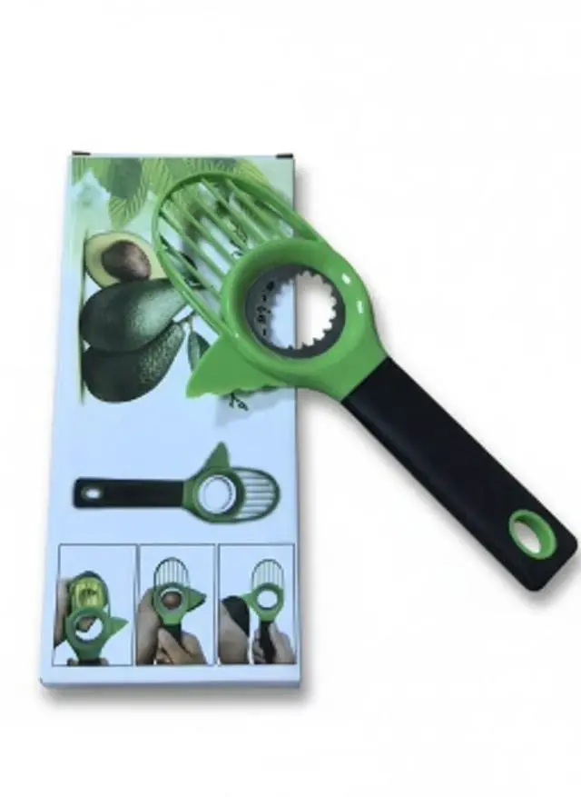 Alt view image 4 of 4 - Avocado Slicer Cutter Tool Stainless Steel Avocado Pitter, Splitter & Slicing Knife | Easy Guacamole Maker Kitchen Gadget