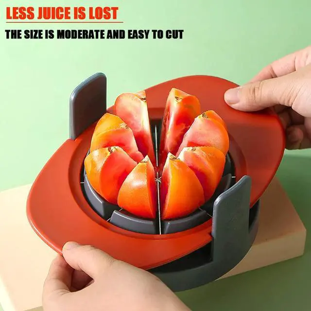 Alt view image 6 of 6 - Fruit Slicer, Telawah 4 in 1 Mango Core Slicer with Vegetable Peeler and Cleaning Brush, Mango Core Remover, Tomato Wedge, Simple Kitchen Tools