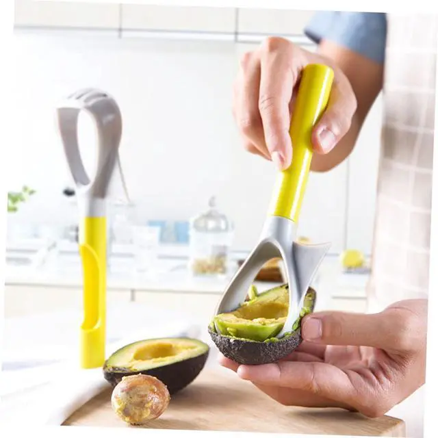 Alt view image 2 of 7 - 5 in 1 Avocado Tool Cutter Masher Slicer Pitter Peeler Corer for Kitchen Fruit Salad and Meal Prep 8.46In