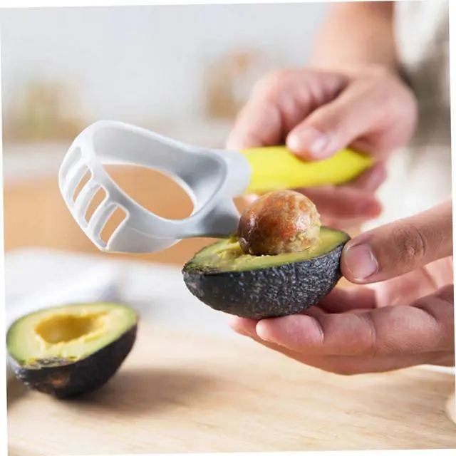 Alt view image 3 of 7 - 5 in 1 Avocado Tool Cutter Masher Slicer Pitter Peeler Corer for Kitchen Fruit Salad and Meal Prep 8.46In