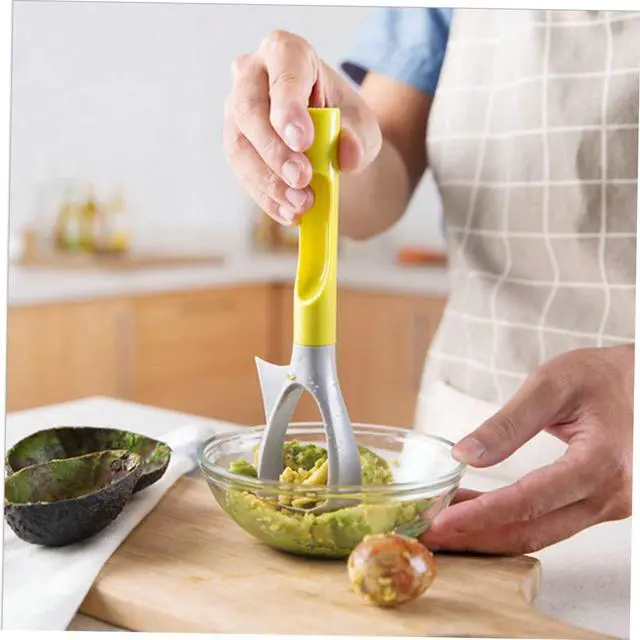 Alt view image 7 of 7 - 5 in 1 Avocado Tool Cutter Masher Slicer Pitter Peeler Corer for Kitchen Fruit Salad and Meal Prep 8.46In