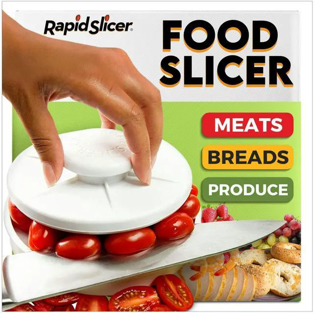Main image of Food Cutter for Tomatoes, Grapes, Strawberries & Bagel Slicer