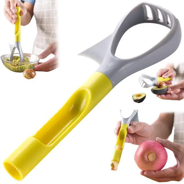 Main image of Avocado Slicer Tool Avocado Cutter, 3-In-1 Avocado Slicer, Reusable Avocado Masher with Comfortable Handle, Multi-Function Avocado Tool 8.4x2.7x1.3inch