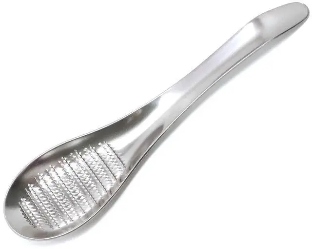 Main image of Stainless Steel Garlic Ginger Fruits Root Vegetable Grater Grinder Spoon for Kitchen