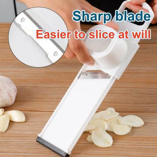 Alt view image 3 of 6 - 1Pcs Multi-Functional Food-Grade Garlic Press & Slicer Ultra-Thin Vegetable Shredder/Chopper, Kitchen Prep Gadget for Home Chefs, Cooking Accessories, Food Preparation Equipme