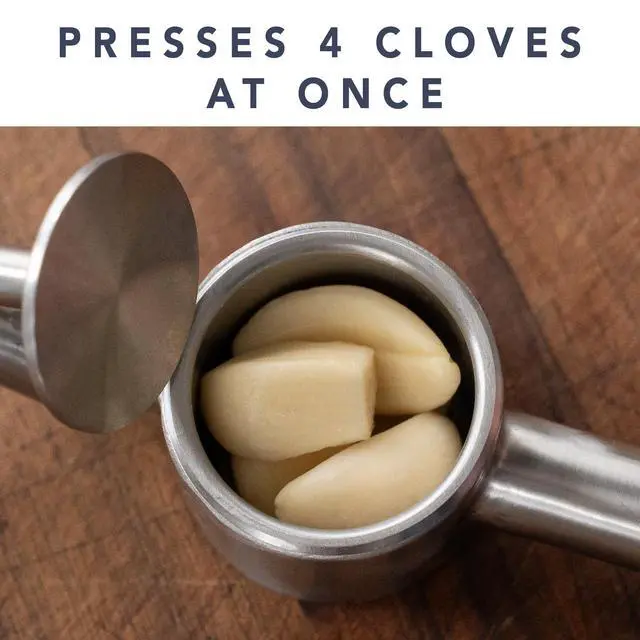 Alt view image 4 of 7 - Heavy Duty Garlic Press, 100% Stainless Steel