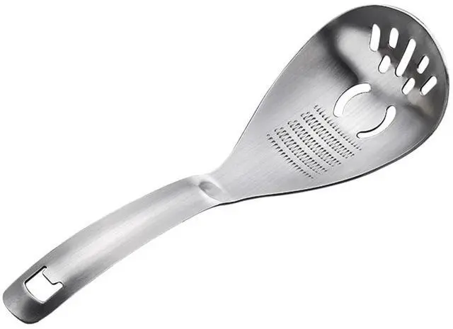 Main image of Multipurpose Grinding Spoon,304 Stainless Steel Garlic Ginger Crusher Spoon Reverse Grinding Design for Home Kitchen Utensil