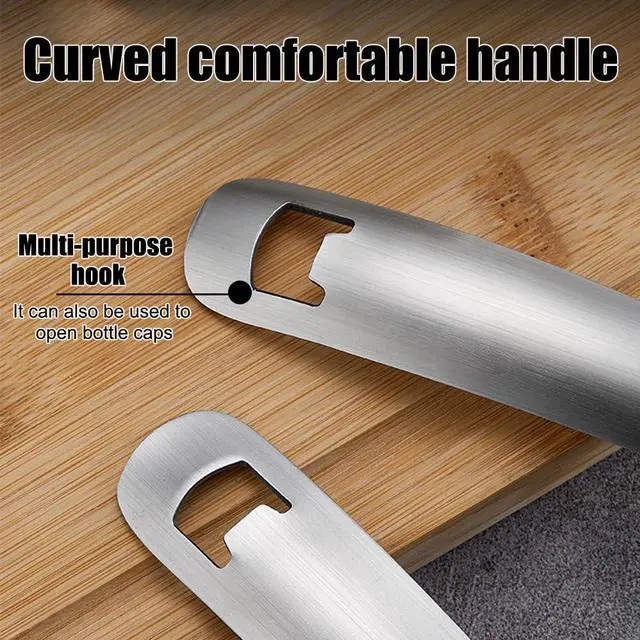 Alt view image 3 of 7 - Multipurpose Grinding Spoon,304 Stainless Steel Garlic Ginger Crusher Spoon Reverse Grinding Design for Home Kitchen Utensil