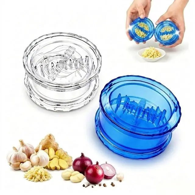 Main image of Manual Garlic Twister Mincer, Crusher and Herb Chopper Tool, 2 Pack