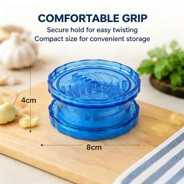 Alt view image 6 of 6 - Manual Garlic Twister Mincer, Crusher and Herb Chopper Tool, 2 Pack
