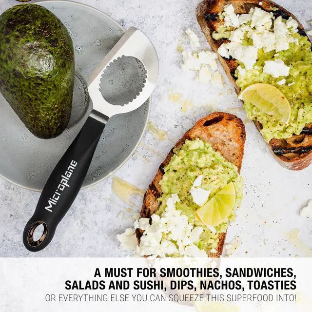 Alt view image 4 of 7 - Avocado Tool | 3-in-1 Stainless Steel Avocado Slicer Tool, Pit Remover & Peeler with Soft Grip Handle | Avocado Cutter for Easy Prep | Dishwasher Safe