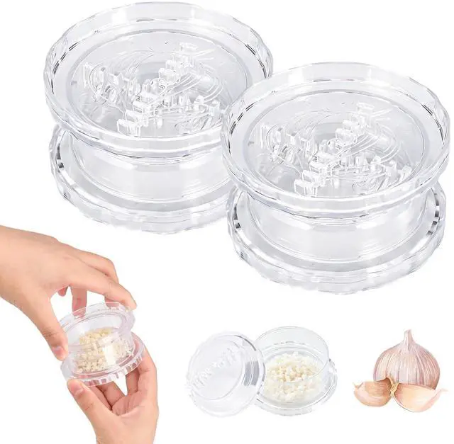 Main image of 2PCS Clear Manual Garlic Twister