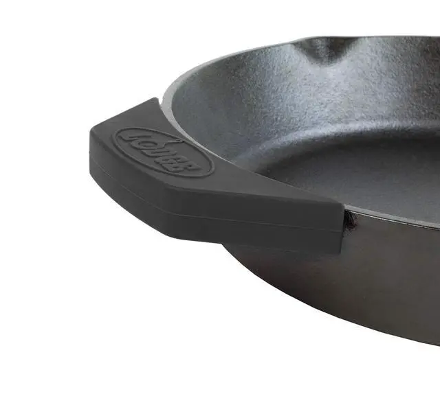 Alt view image 7 of 7 - Silicone Hot Handle Holder and Silicone Assist Handle Holder Set for Lodge Cast Iron Skillets, Black