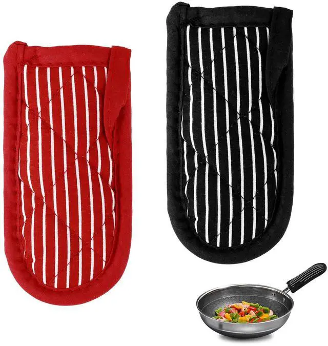 Main image of 2PCS Hot Pan Handle Sleeves - Heat Resistant Handle Covers for Cast Iron Skillet & Pot Holders - Machine Washable