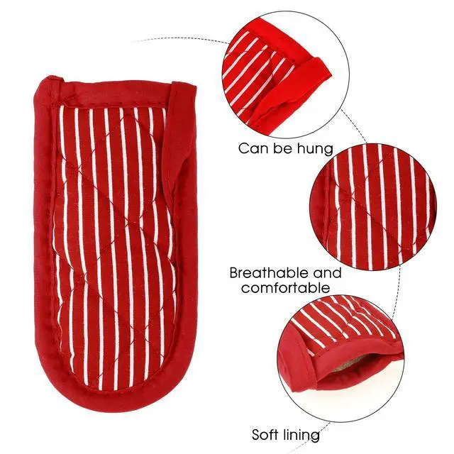 Alt view image 3 of 7 - 2PCS Hot Pan Handle Sleeves - Heat Resistant Handle Covers for Cast Iron Skillet & Pot Holders - Machine Washable