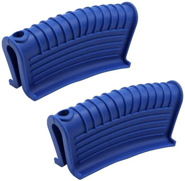 Main image of Silicone Assist Handle Holder, Non-Slip Hot Pan Handle Covers Heat Resistant Grip Sleeve for Griddles Frying Pans Skillet (Blue)