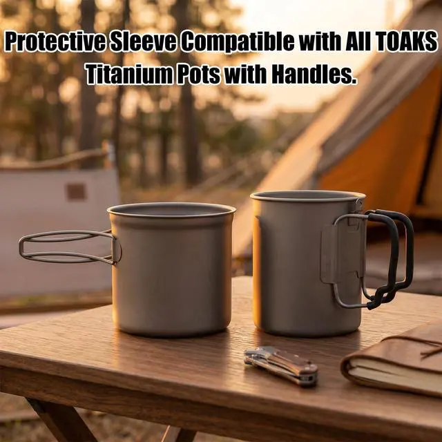 Alt view image 3 of 7 - Handle Cover for TOAKS Titanium Pot